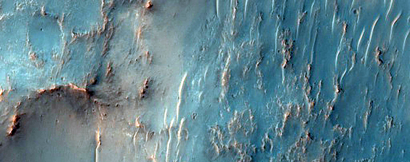 Clays Exposed in Northwest of Hellas Region
