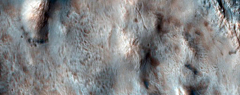 Terrain Northwest of Arkhangelsky Crater