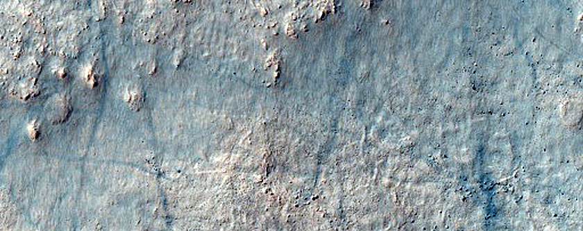 Terrain Northeast of Campbell Crater