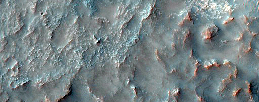 Inverted Channel in Noachis Terra