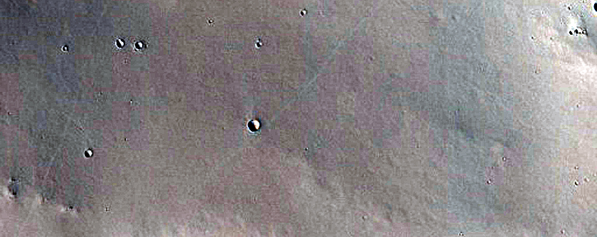 Candidate Recent Impact Site