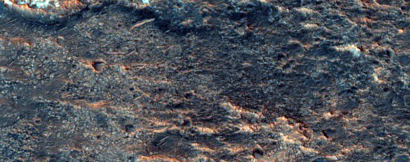 Bright Outcrop in Oxia Planum near Planned ExoMars Landing Site