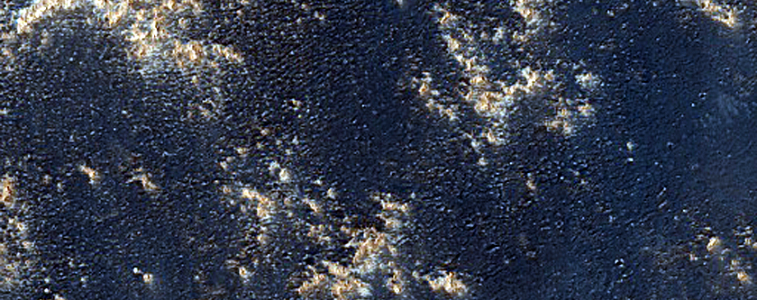 Volcanic Vent in Tharsis Region