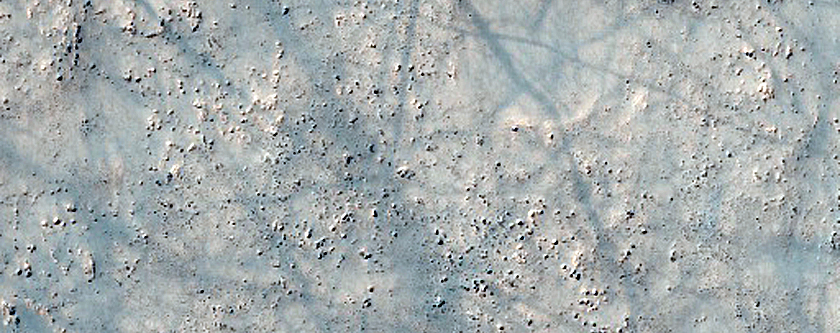 Terrain South of Green Crater