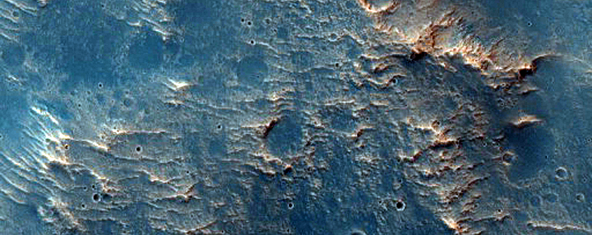 Channels Northeast of Hellas Planitia