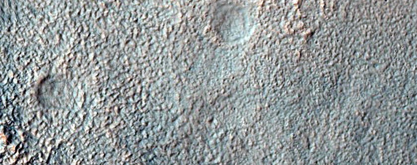 Channel in Aonia Terra