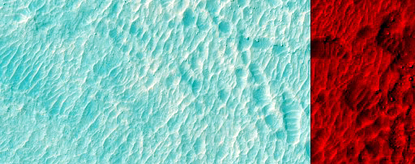 Gullies in Crater in Terra Cimmeria