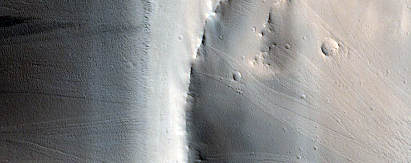 Possible Slope Streaks Formation and Dust Clouds