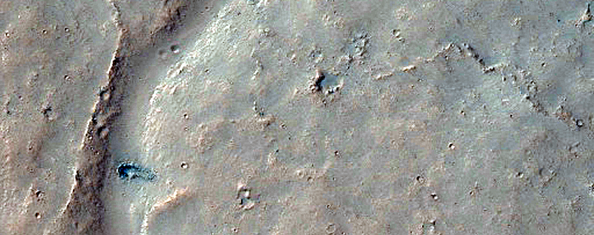Channels on Bernard Crater Floor