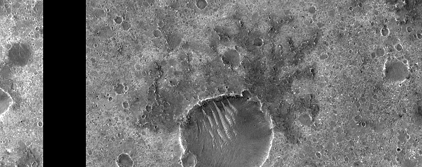 Light-Toned Deposits on Plains South of Coprates Chasma