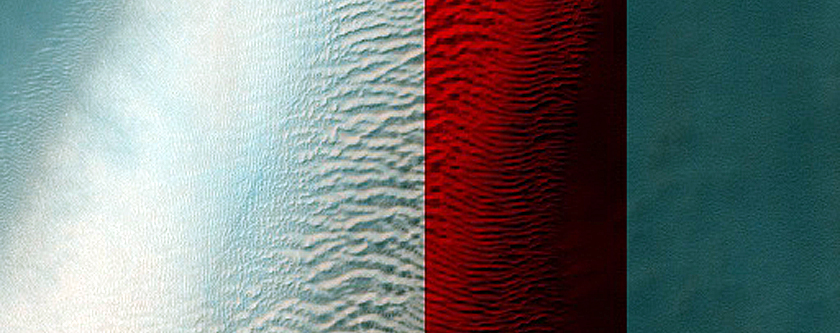 Dunes with Erosionally-Resistant Layers in Ross Crater