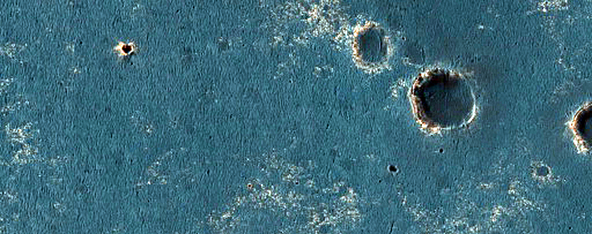 Search for Ada Crater Secondaries