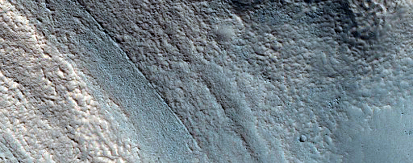 Lineated Bedrock Block in Protonilus Mensae