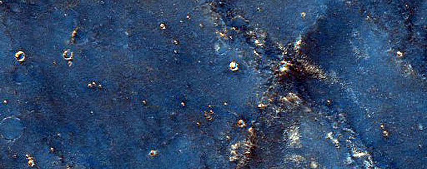 Ridges in Sinai Dorsa