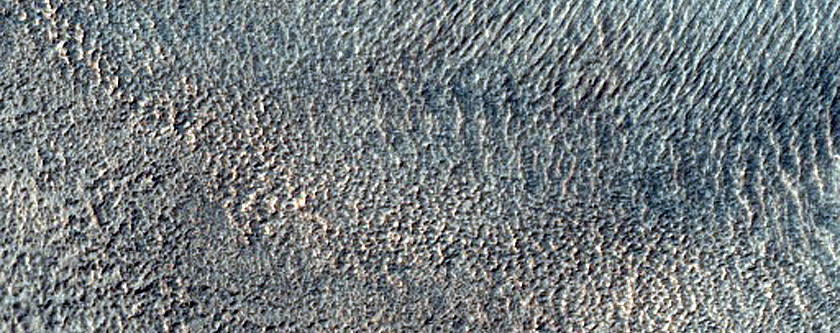 Dipping Layers and Ridge South of Reull Vallis