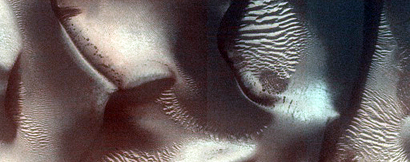 Dune Monitoring in Crater