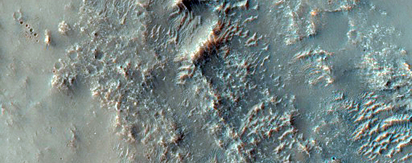 Inverted Channel in Noachis Terra