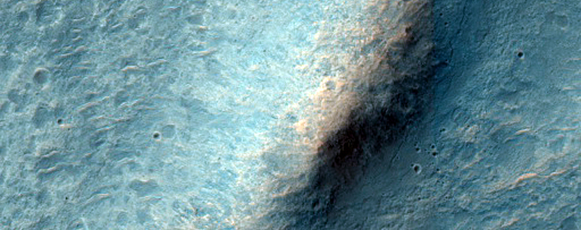 Candidate Recent Impact Site