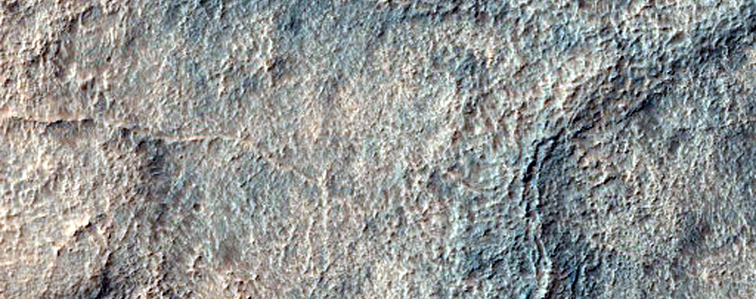 Ridges in Noachis Terra