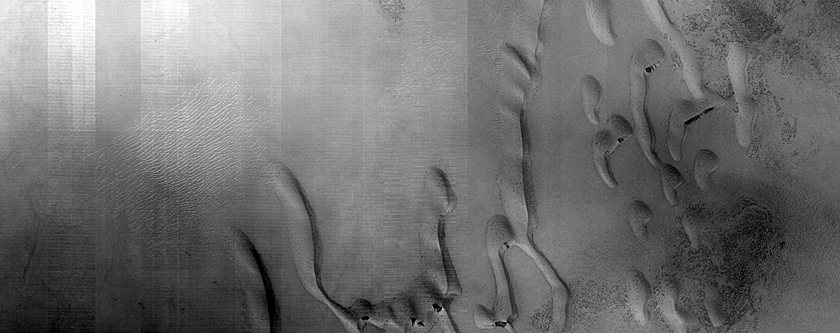 Dune Monitoring in Kunowsky Crater