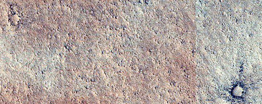 Candidate Recent Impact Site