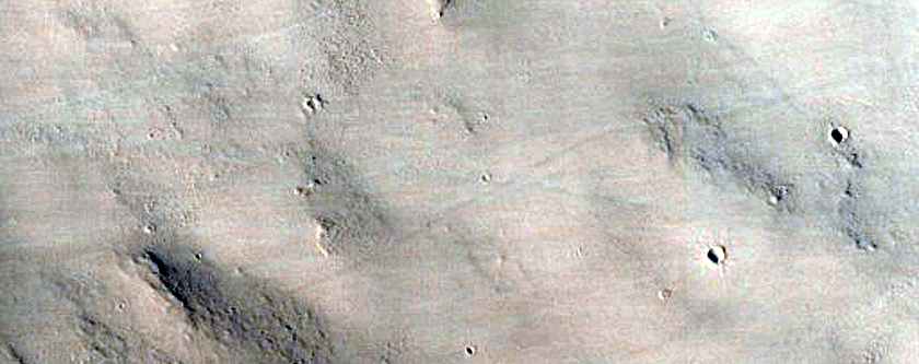 Recent Impact Site with Bright-Bluish Material