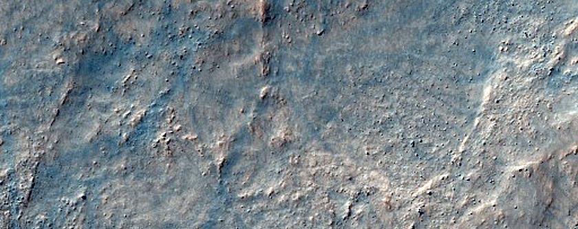Terrain West of Green Crater