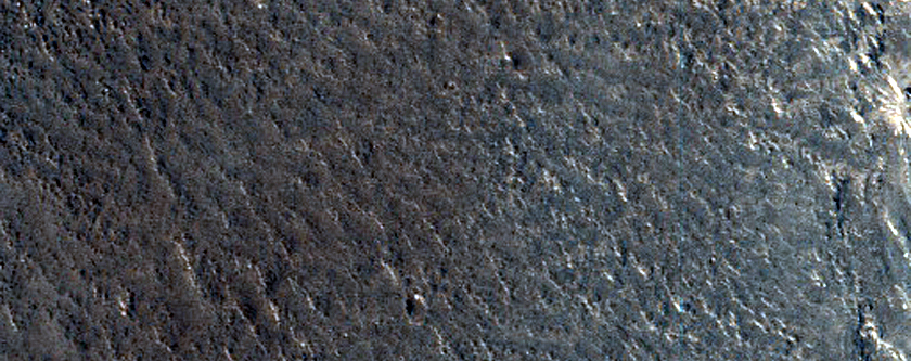 Crater in Polygonal Terrain