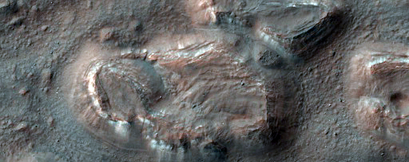 Sinuous Ridges North of Argyre Planitia