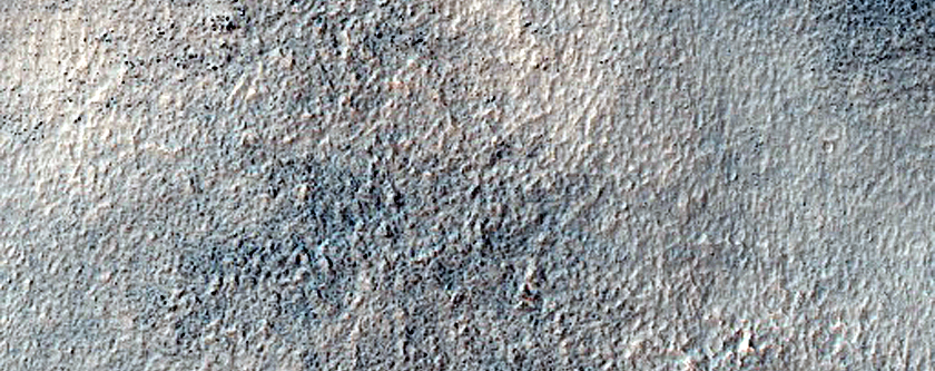 Terrain North of Huggins Crater