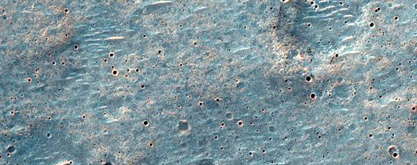 Channels in Tyrrhena Terra Flank