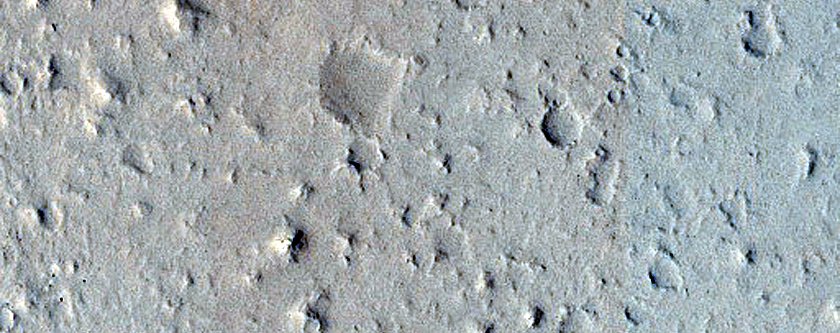 Candidate Recent Impact Site