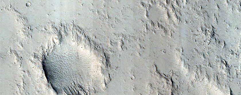 Candidate Recent Impact Site
