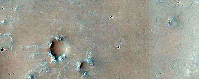 Candidate Recent Impact Site