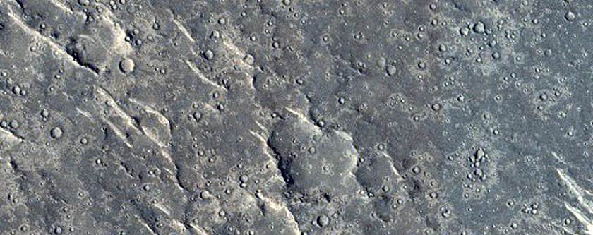 Crater Ray Intersection