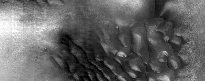 Dune Monitoring in Milankovic Crater