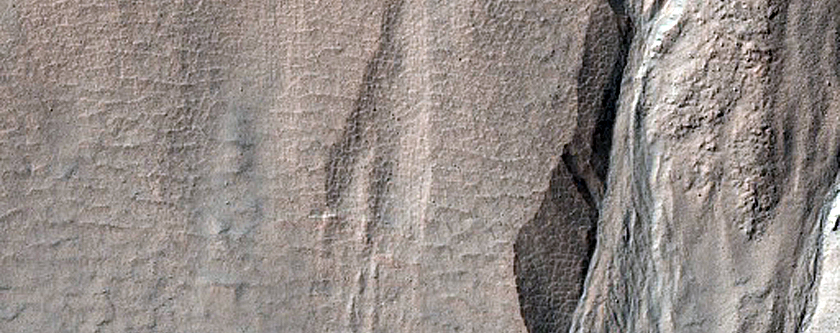 Triangular Scars on Hillslopes