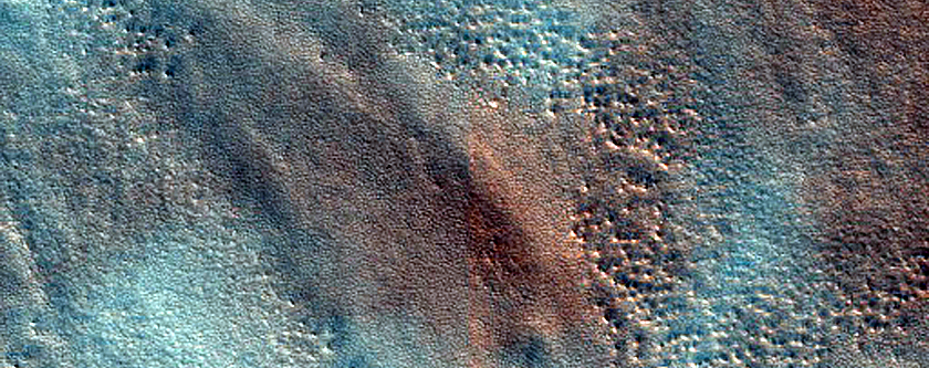 Glacier-Like Forms North of Tempe Terra