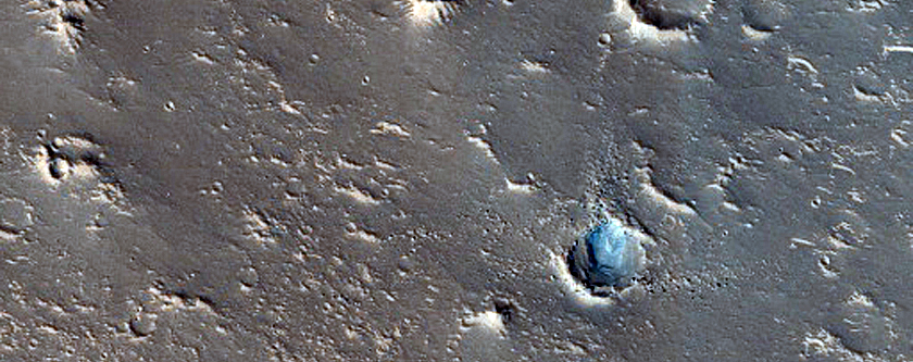 Cratered Cones in Utopia Planitia