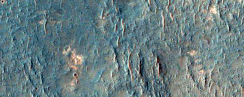 Inverted Channel in Noachis Terra