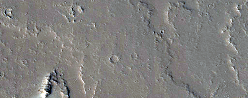 Candidate Recent Impact Site