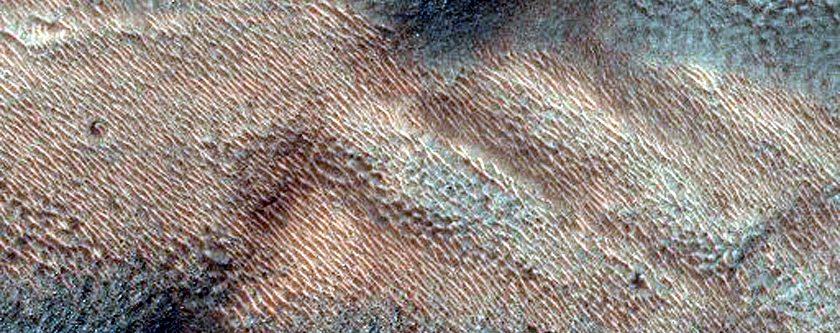 Fan Associated with Channel East of Thom Crater
