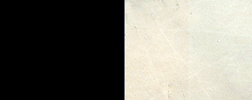 Candidate Recent Impact Site