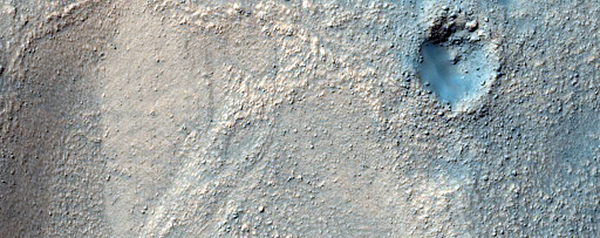 Bedding in Hellas Planitia