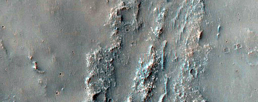 Inverted Channel in Noachis Terra
