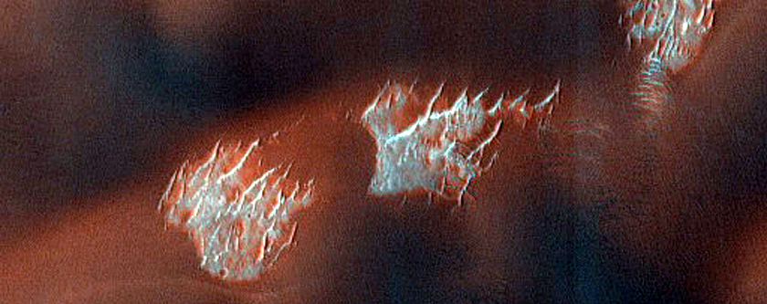 Dark Dunes on Floor of Juventae Chasma