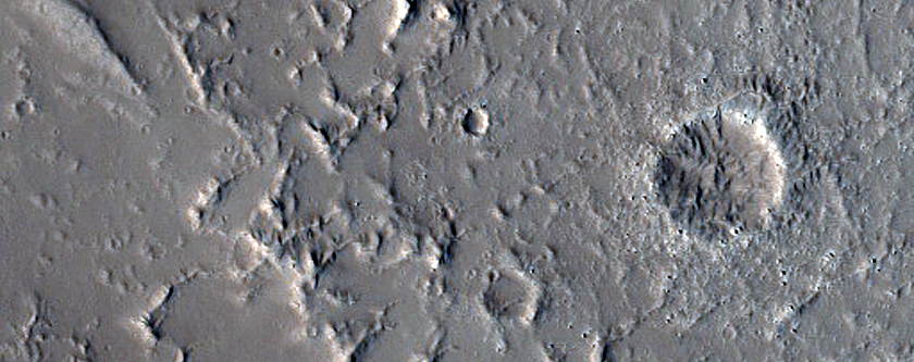 Terrain North of Pavonis Sulci