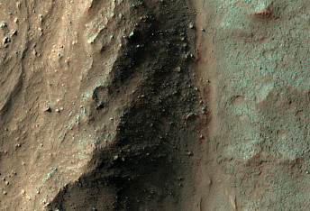 Landslides in Valles Marineris
