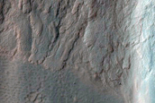 Monitor Gullies in Galap Crater