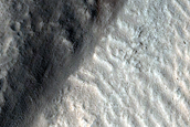 Fresh Impact Crater in Tempe Terra